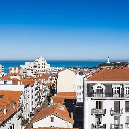 Skyline - Keyweek 23 Bedrooms Apt With Rooftop Sea View Parking Biarritz